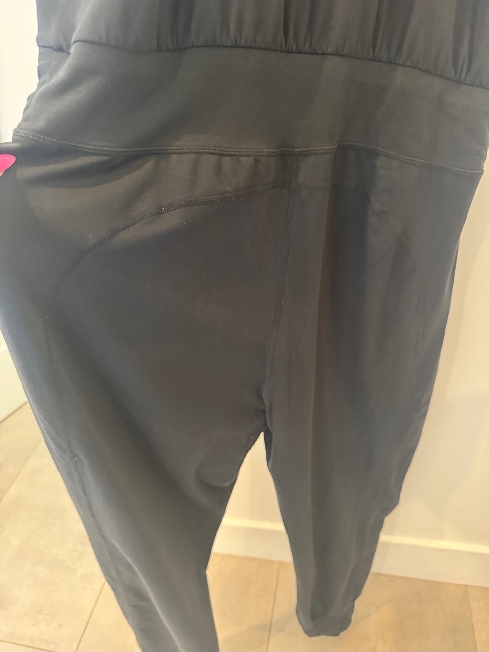 Sweaty Betty Black Jersey Soft Jumpsuit XL - Picture 4 of 5